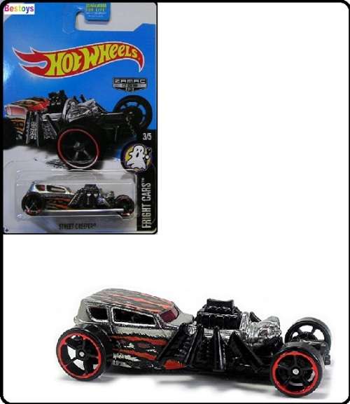 Hotwheels Hot Wheels Diecast Model Car ZAMAC 2017 Street Creeper Fright Cars new in pack