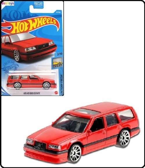 Hotwheels Hot Wheels Diecast Model Car 2021 43 / 250  Volvo 850 Estate Stationwagon 1/64 scale new
