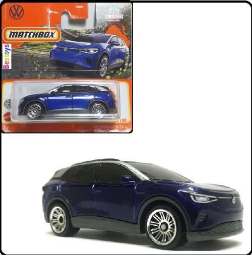Matchbox Diecast Model Car 2023 44/100 VW Volkswagen EV 4 EV4 Electric 1/64 scale