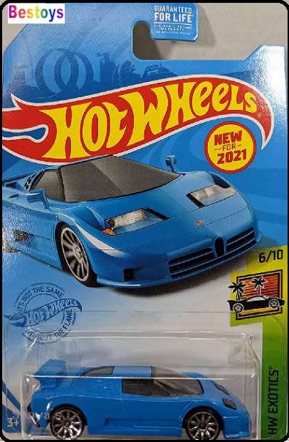 Hotwheels Hot Wheels Diecast Model Car First Ed 2021 224 / 250 Bugatti EB 110 EB110 SS 1994 Exotics