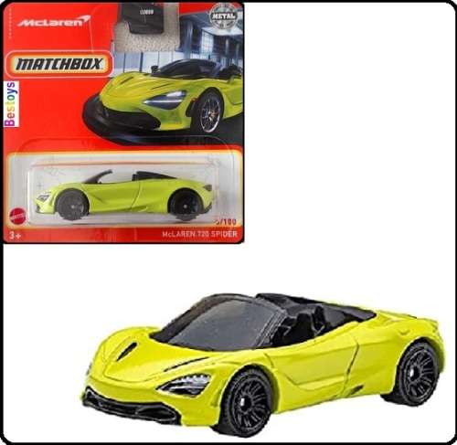 Matchbox Diecast Model Car 2023 3/100 McLaren 720 Spider 1/64 scale new in pack