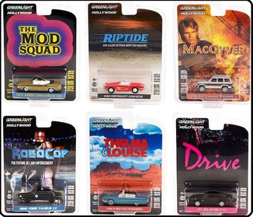 Greenlight Diecast Model Car Hollywood Dodge Challenger 340 1971 Mod Squad TV 1/64 scale
