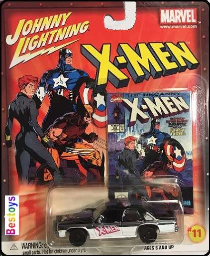 Johnny Lightning Diecast Model Car Marvel Ford Crown Victoria X-Men X Men 1/64 scale new in pack