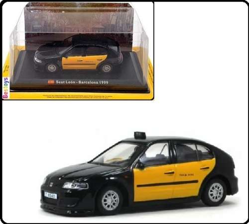 World Taxi Diecast Model Car Collection Seat Leon Barcelona 1999 1/43 scale