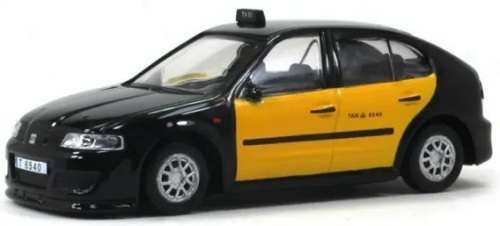 World Taxi Diecast Model Car Collection Seat Leon Barcelona 1999 1/43 scale