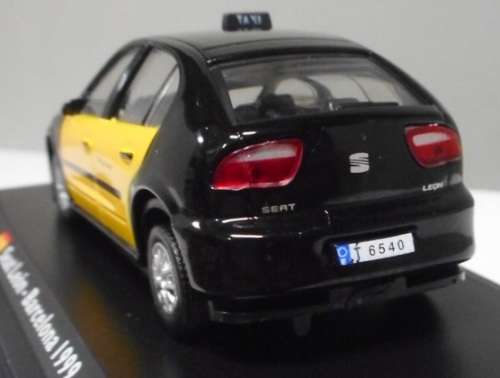 World Taxi Diecast Model Car Collection Seat Leon Barcelona 1999 1/43 scale