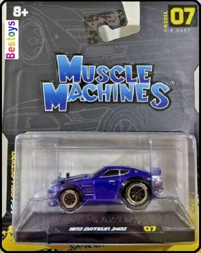 Maisto Muscle Machines Diecast Model Car Datsun 240 Z 240Z 1972 1/64 scale