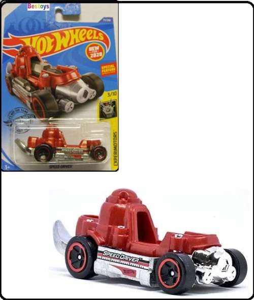 Hotwheels Hot Wheels Diecast Model Car First Ed 2020 77/250 Speed Driver Experimotors new in pack
