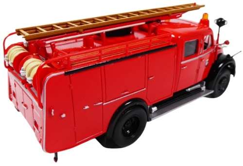 Atlas Diecast Model Fire Engine Truck Collection Magirus Deutz Mercur Fire Truck `Solingen` 1/72 OO