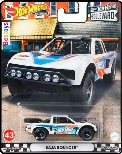 Hotwheels Hot Wheels Diecast Model Car Boulevard Set VW Kombi Drag Bus Nissan Acura NSX Baja Bouncer