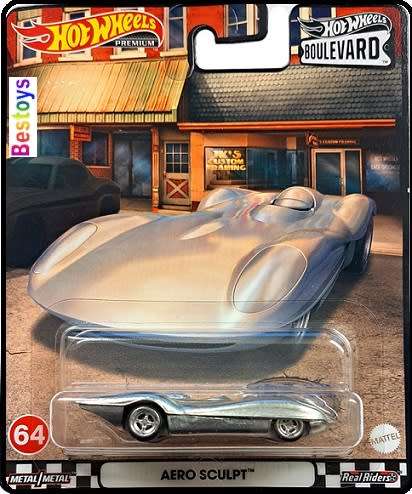 Hotwheels Hot Wheels Diecast Model Car Boulevard Aero Sculpt 1/64 scale