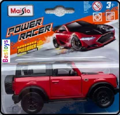 Maisto Diecast Model Car Power Racer Ford Bronco 1/40 scale