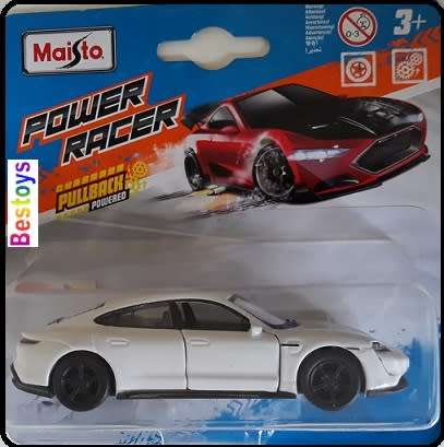 Maisto Diecast Model Car Power Racer Porsche Taycan Turbo S 1/44 scale new in pack