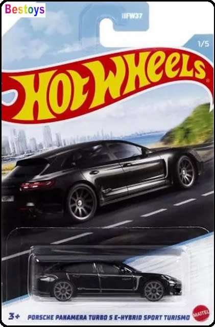 Hot Wheels Set Luxury Sedans Cadillac Porsche Tesla Jaguar Lamborghini