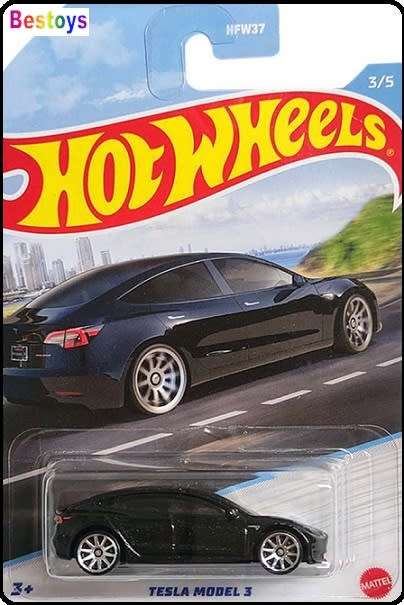 Hot Wheels Set Luxury Sedans Cadillac Porsche Tesla Jaguar Lamborghini