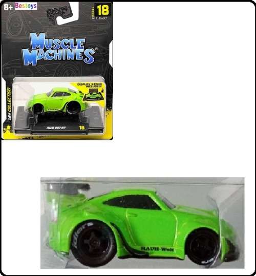Maisto Muscle Machines Model Car RWB 993 911 1/64 scale