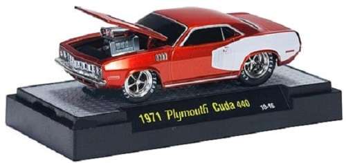 Castline M2 Diecast Model Car Ground Pounders Plymouth Cuda 440 1971 1/64 scale new in pack