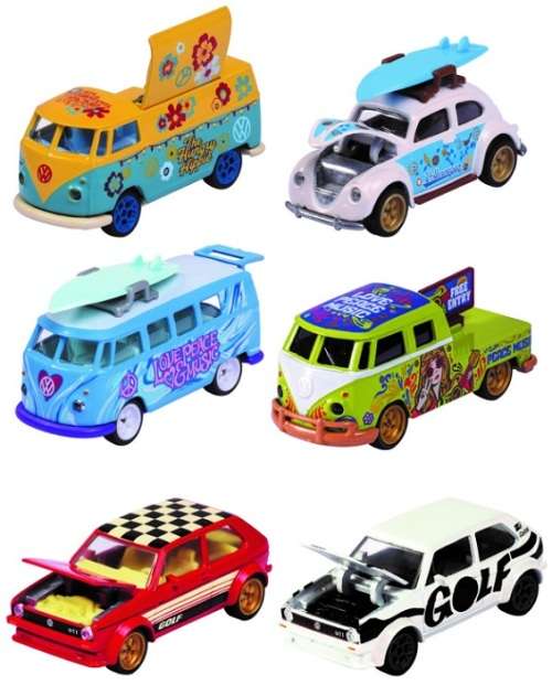Majorette Diecast Model Car Originals VW Volkswagen Kombi T 1 T1 Food truck `Hungry Hippie` + Collec