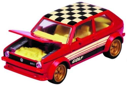 Majorette Diecast Model Car Originals VW Volkswagen Golf Mk 1 MK1 + Collector tin 1/64 scale new