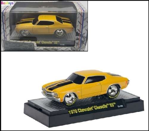 Castline M2 Diecast Model Car Ground Pounders Chevy Chevrolet Chevelle SS 1970 1/64 scale new in pac
