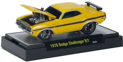 Castline M2 Diecast Model Car Ground Pounders Dodge Challenger RT 1970 1/64 scale