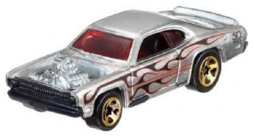 Hotwheels Hot Wheels Diecast Model Car ZAMAC 2018 50th Anniv Plymouth Duster Thruster 1/64 scale new