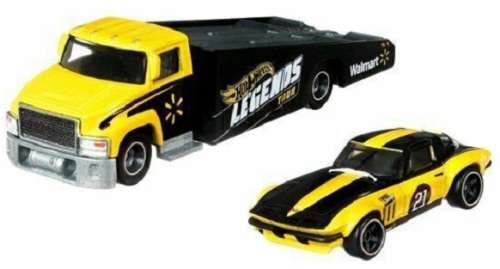 Hot Wheels Hotwheels Car Culture Team Transport Chevy Corvette Stingray + Carry On Walmart Exclusive