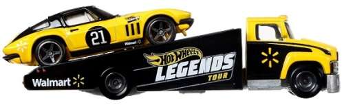 Hot Wheels Hotwheels Car Culture Team Transport Chevy Corvette Stingray + Carry On Walmart Exclusive