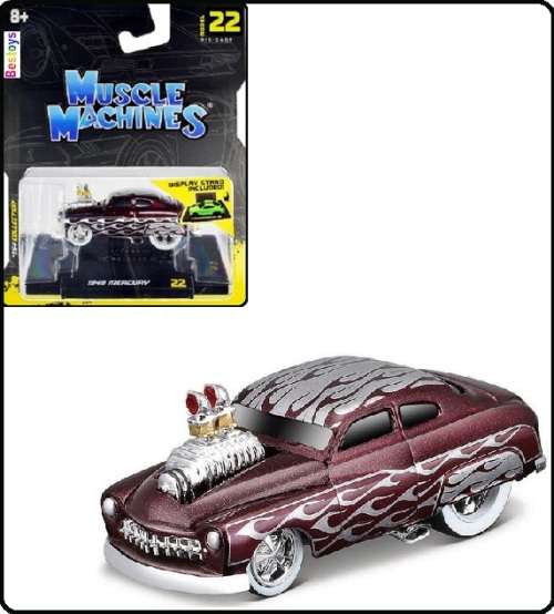 Maisto Muscle Machines Diecast Model Car Mercury 1949 1/64 scale