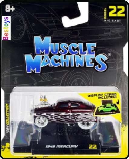 Maisto Muscle Machines Diecast Model Car Mercury 1949 1/64 scale