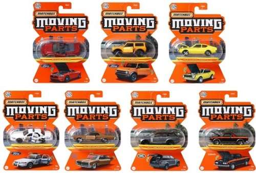 Matchbox Diecast Model Car Moving Parts Ford Crown Victoria 2006 Police 1/64 scale