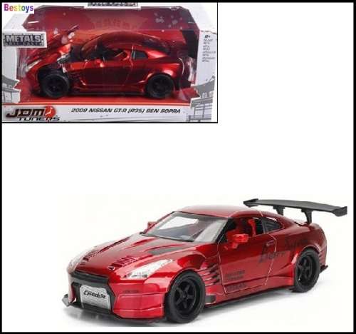 JADA Diecast Model Car 98569 Japan JDM Tuners Nissan GT-R GTR R35 Ben Sopra 2009 1/24 scale