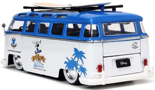 JADA 33179 VW Volkswagen Kombi Bus T 1 T1 + Mickey Mouse Figurine Disney 1/24 scale