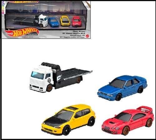 Hot Wheels Premium Set JDM Nissan Sentra Honda Civic EG Toyota Celica
