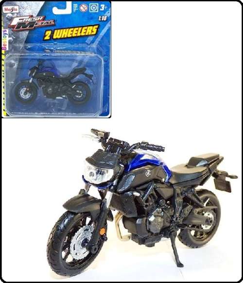 Maisto Diecast Model Motorcycle Bike Yamaha MT-07 MT 07 2018 1/18 scale new