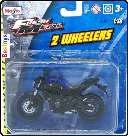 Maisto Diecast Model Motorcycle Bike Yamaha MT-07 MT 07 2018 1/18 scale new