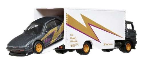 Hot Wheels Hotwheels Car Culture Team Transport Nissan Silvia S13 + Sakura Sprint Truck