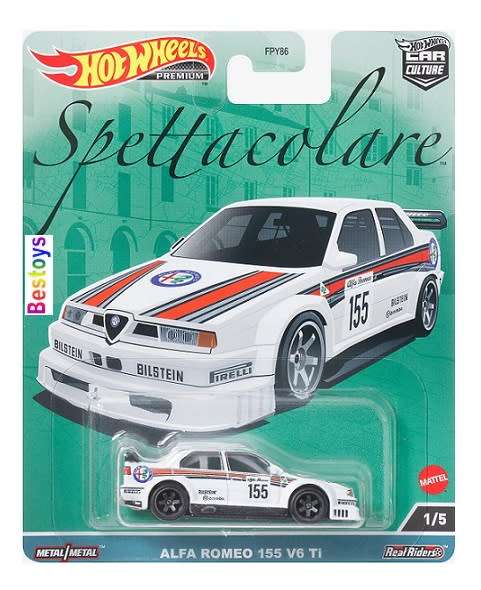 Hotwheels Hot Wheels Diecast Model Car Culture Set Spettacolare Lancia Alfa Romeo Lamborghini new