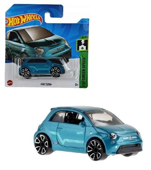Hot Wheels 2023 144/250 Fiat 500 E 500E Green Speed