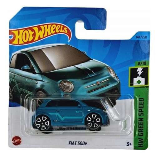 Hot Wheels 2023 144/250 Fiat 500 E 500E Green Speed