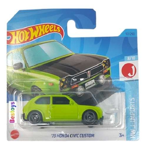 Hot Wheels 2023 117/250 Honda Civic Custom 1973 J Imports