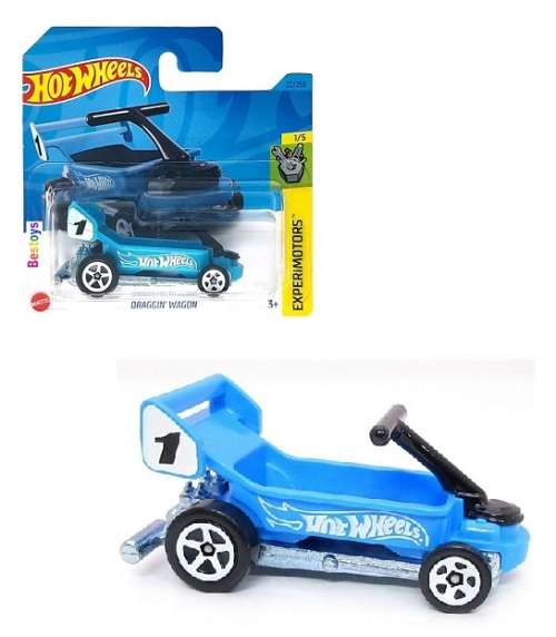 Hotwheels Hot Wheels Diecast Model Car 2023 22/250 Draggin Wagon No 1 Experimotors