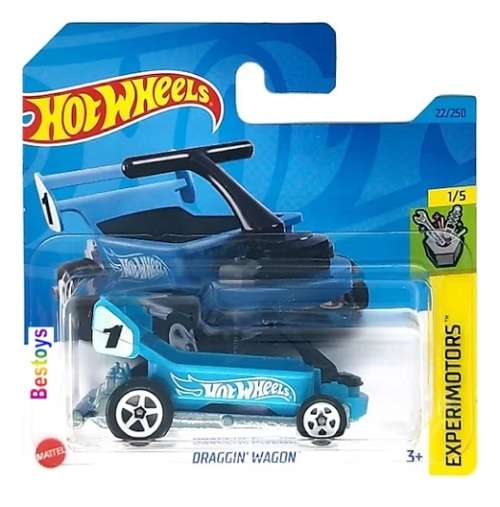 Hotwheels Hot Wheels Diecast Model Car 2023 22/250 Draggin Wagon No 1 Experimotors