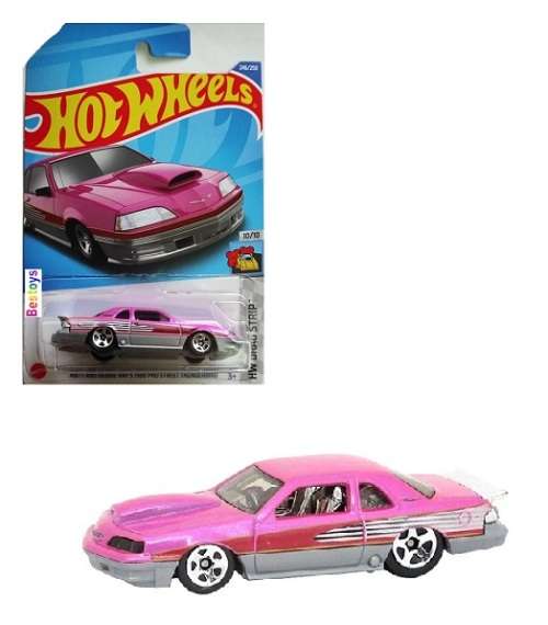 Hotwheels Hot Wheels Diecast Model Car 2022 246/250 Pro Stock Thunderbird Matt & Debbie Hay Drag Str