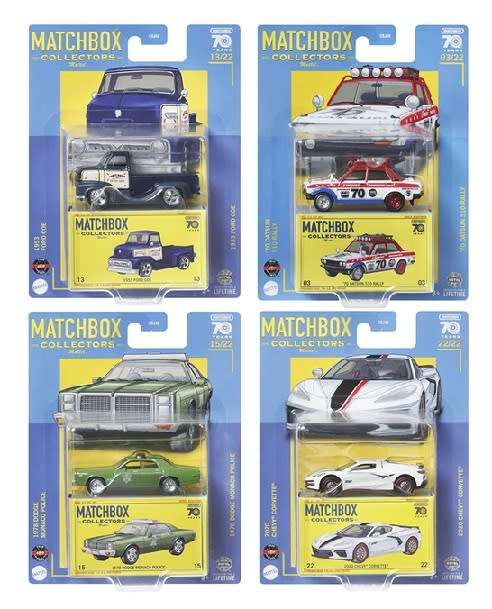 Matchbox 2023 Collectors 03/22 Datsun 510 Rally 1970 No 70 70th Anniversary