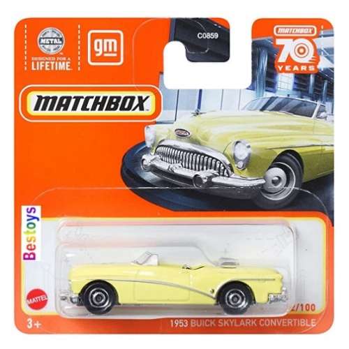 Matchbox Diecast Model Car 2023 32/100 Buick Skylark Convertible 1953 70th Anniv 1/64 scale