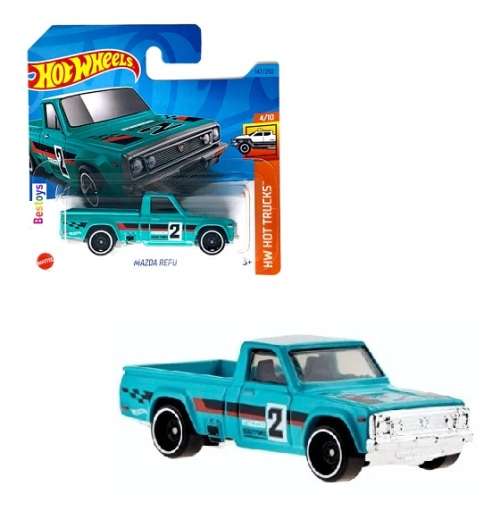Hotwheels Hot Wheels Diecast Model Car 2023 147/250  Mazda REPU Hot Trucks 1/64 scale new in pack