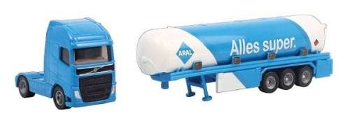 Siku Diecast Model 1626 MAN Truck and tanker trailer `Alles Super` +- 1/87 HO railway scale