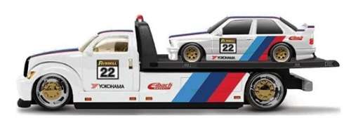 Maisto Design Elite Transport Flatbed Recovery Truck + BMW M 3 M3 1988 No 22