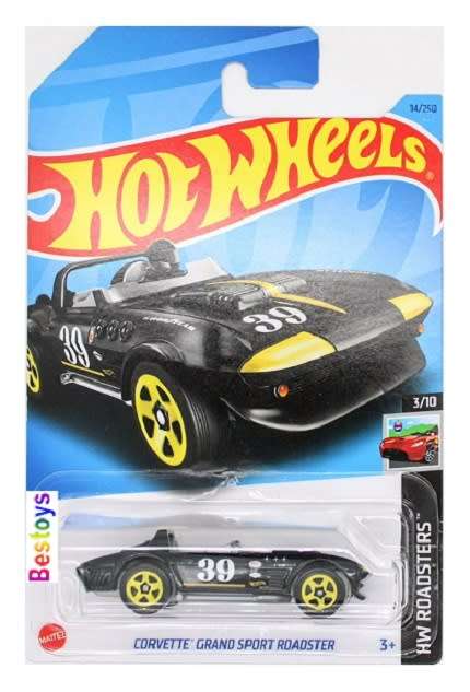 Hotwheels Hot Wheels Diecast Model Car 2022 14/250 Chevy Chevrolet Corvette Grand Sport Roadster No